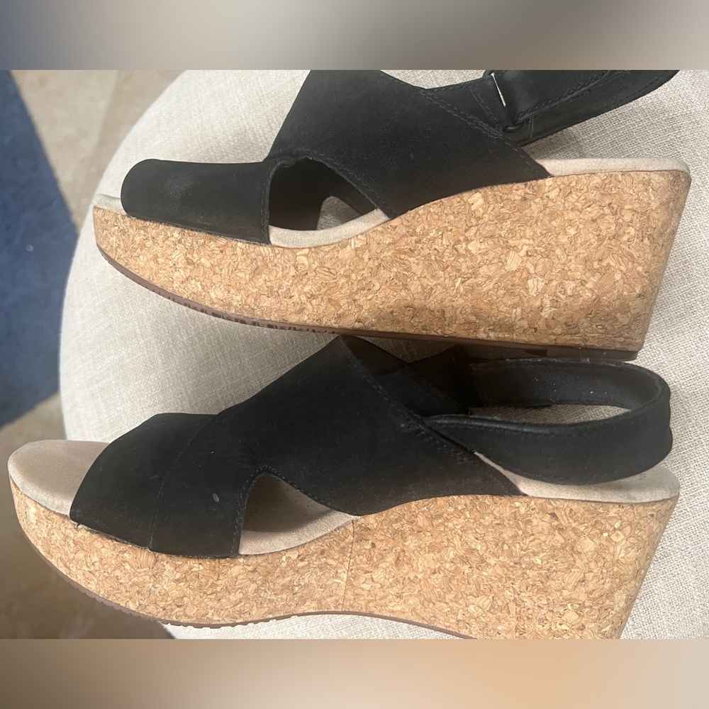 Clark’s wedge sandals